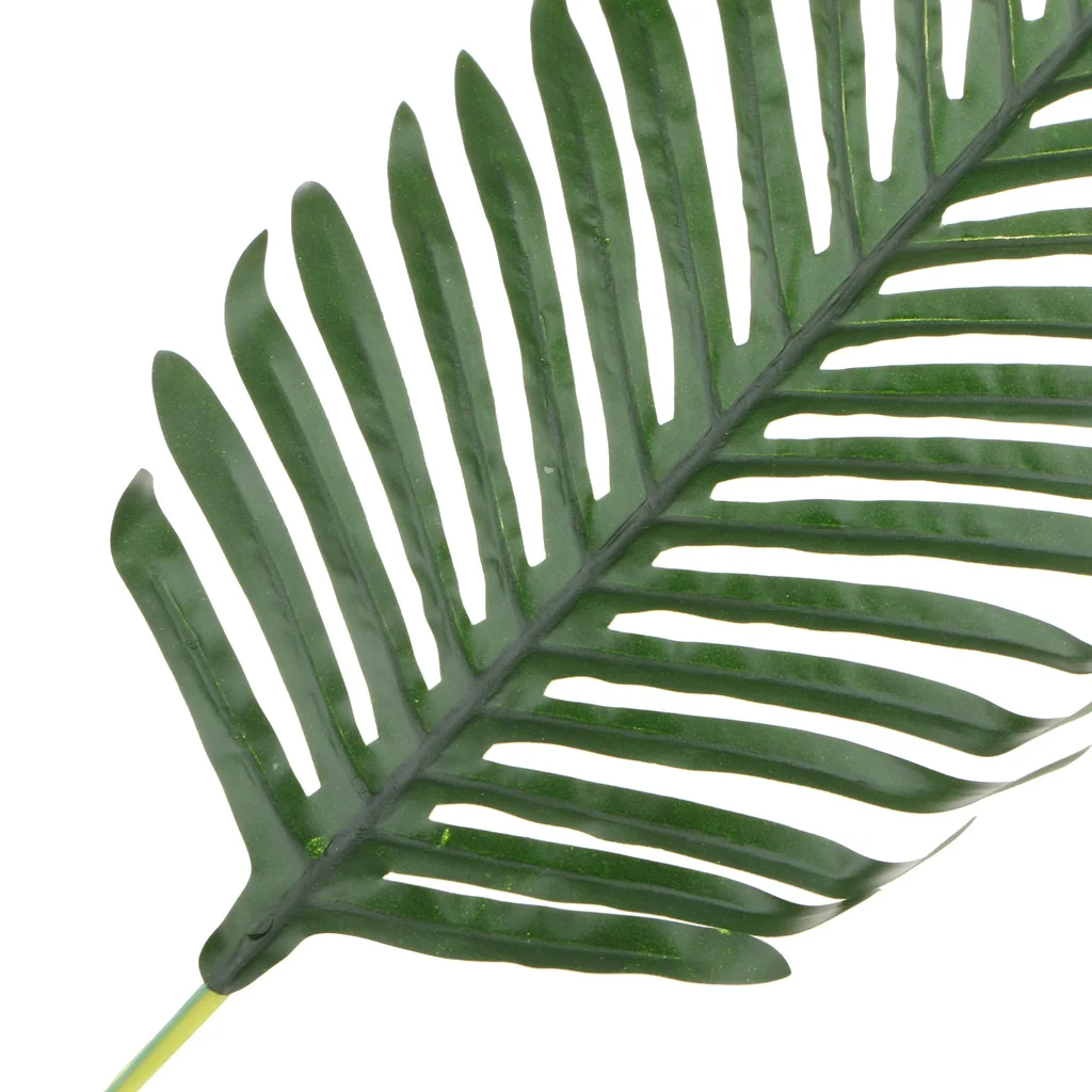 5-Pieces Large Artificial Silk Cloth Green Leaves Leaf Foliage Leaves for Home Flower Arrangement Wedding DIY Decor