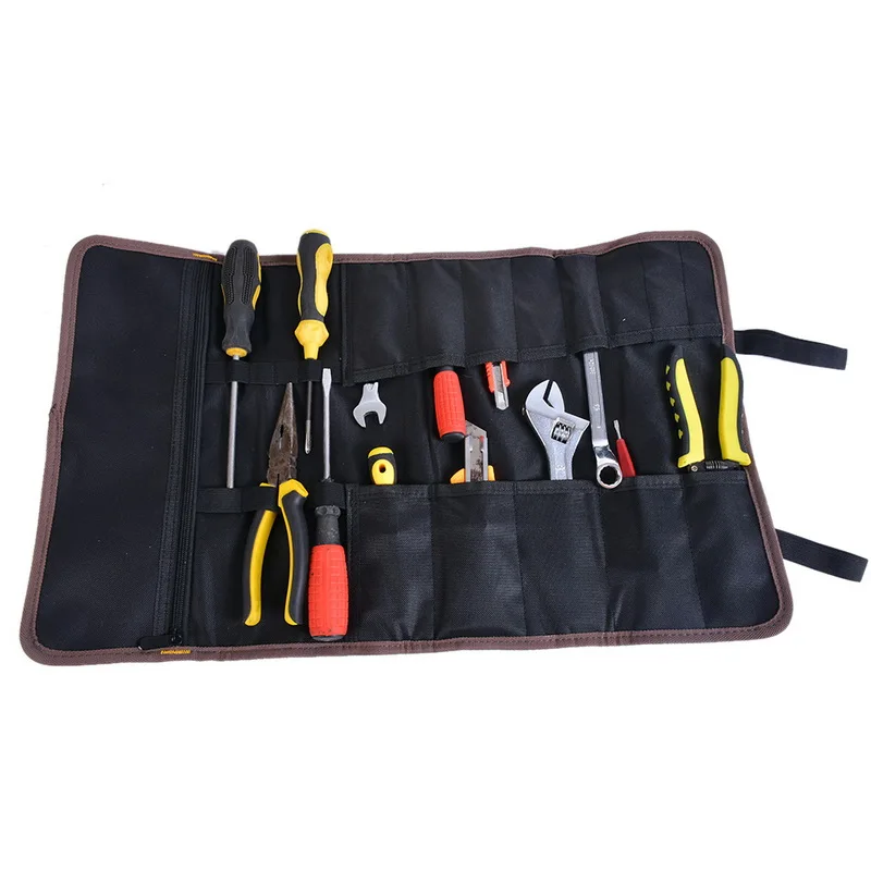 Multifunction Tool Bags Practical Carrying Handles Roller Bags Oxford Canvas Chisel Electrician Toolkit New Instrument Case large tool chest