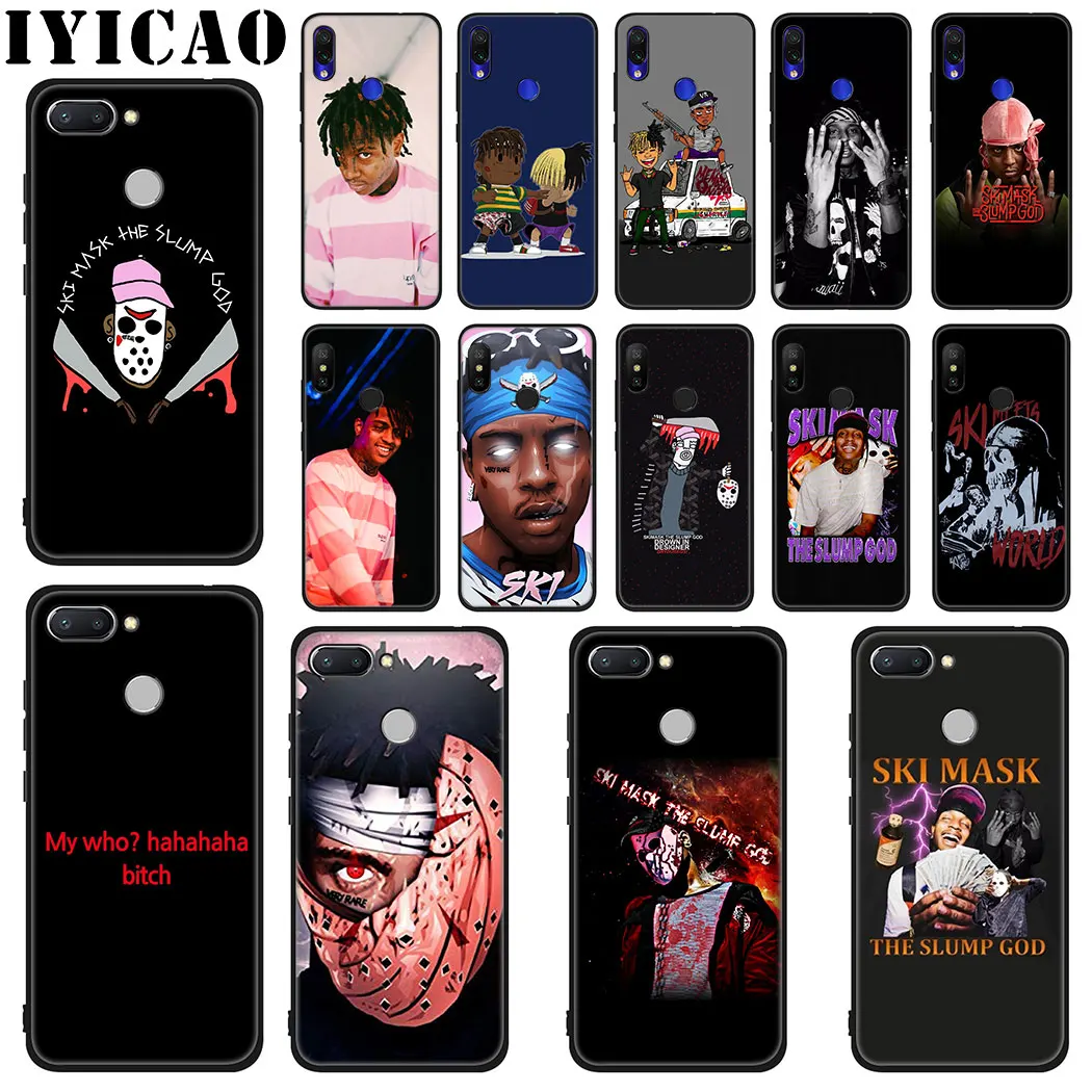 IYICAO Ski Mask the Slump God Soft Silicone Case for Xiaomi Redmi Go S2 K20 6 Pro 8A 7 7A 6A 5A 4A 5 Plus 4X |