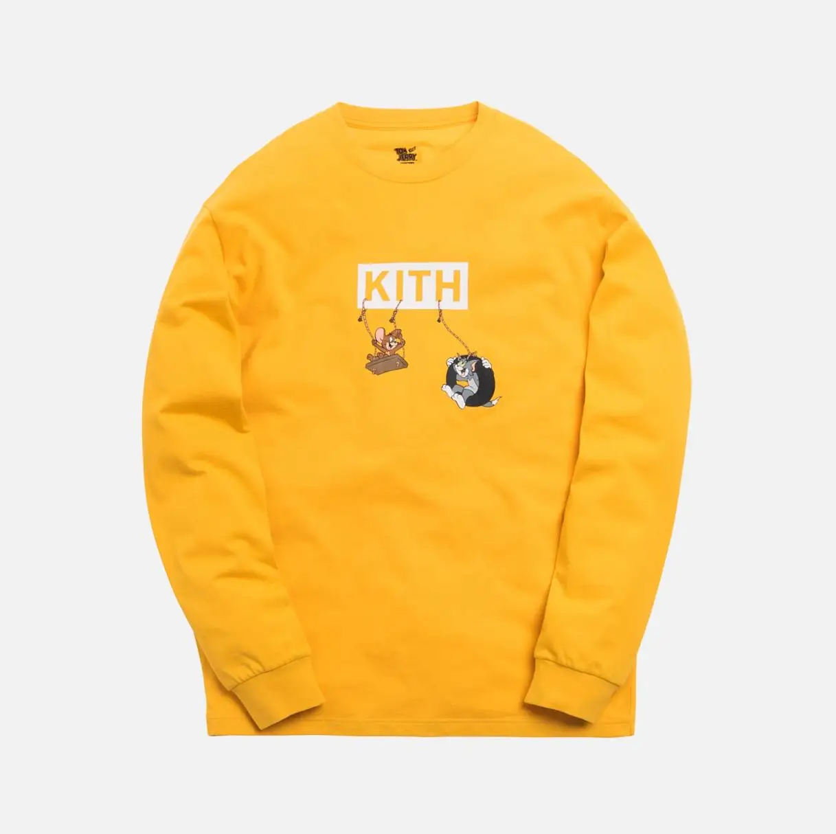 19ss Kith X Tom футболки для мужчин и женщин 1:1 одежда высшего качества Kith футболка с длинными рукавами в стиле хип-хоп Уличная Джастин Бибер Kith футболка