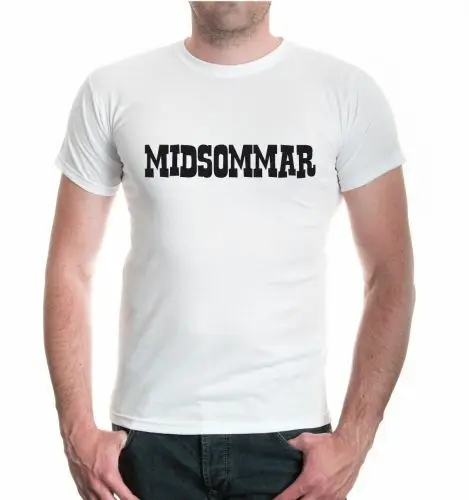 Мужская футболка унисекс с коротким рукавом midsommar mid-summer event Midsummer Sweden |