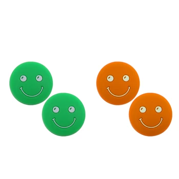

2 Pieces Smile Face Tennis Squash Racket Vibration Dampeners