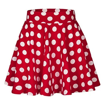 

Fashion Party Cocktail Summer Women Dot Printed Skirt High Waist Midi Skirt 2020 Women's Sexy New Clothes Vestido #GM