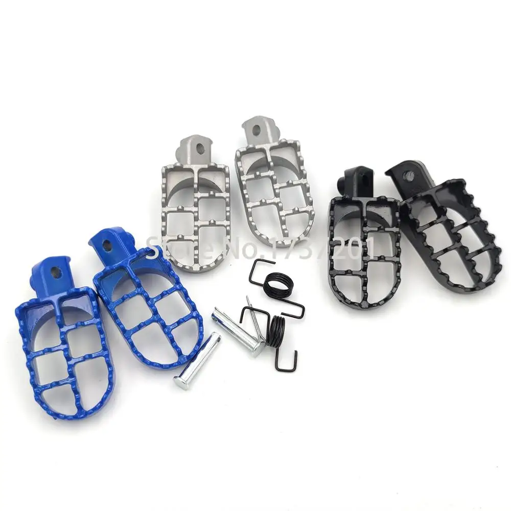 Алюминиевая Подставка для ног Подножки для YAMA HA PW50 PW80 PW 50 80 TW200 TTR90 TTR90E питбайк Мотокросс Мотоцикл