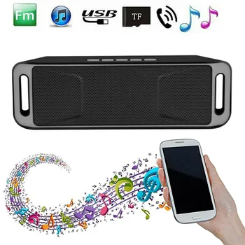 

40W Portable Bluetooth Speaker Wireless Outdoor Stereo Waterproof USB/TF/AUX FM Speaker @M23