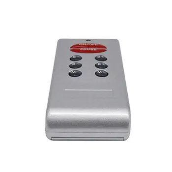 

8 Key Wedding DC 12to24V Hotel RF Led Light Strip Controller Party Home Small Brightness Adjust Wireless RGB Remote Dimmer