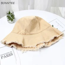 Женские Панамы с кисточками в стиле Харадзюку, винтажные солнцезащитные затенения, летние пляжные женские шляпы, Простой японский стиль, трендовые, шикарные, универсальные, одноцветные