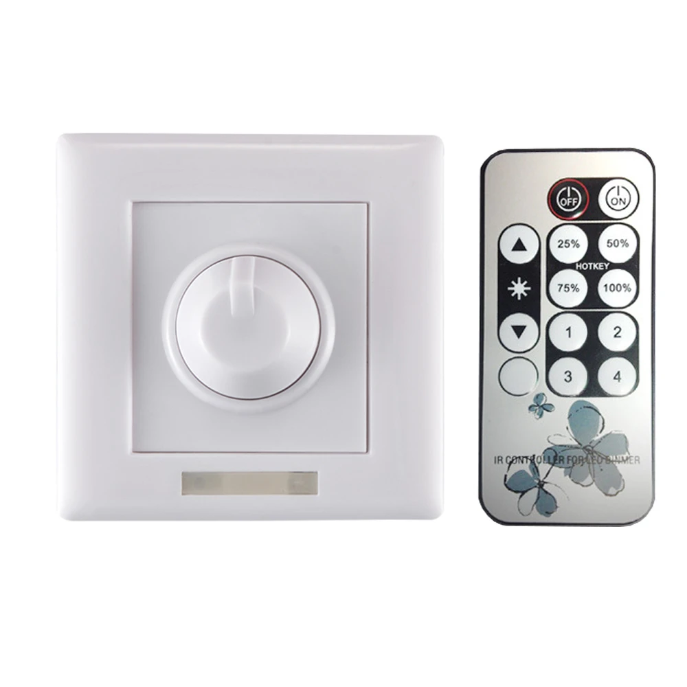 LED Dimmer anahtarı 800W 10V ışık seviyesi ayarlanabilir ampul lamba