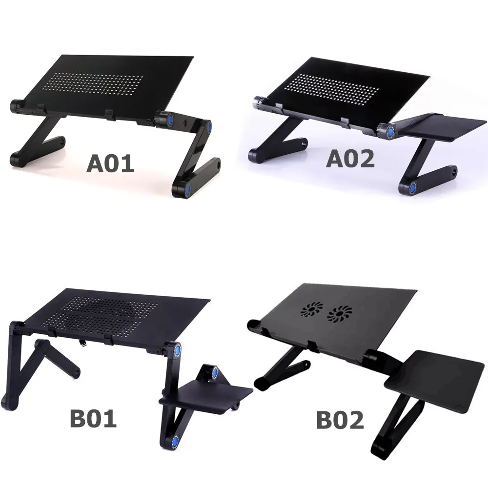 Adjustable Laptop Standing Desk Bed Multifunctional Laptop Table 360° Rotating Suporte Notebook