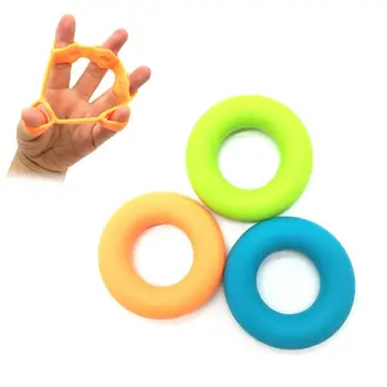 

2Pcs/set Hand Gripper Grip Silicone Ring Hand Resistance Band Finger Stretcher-Exercise Forearm Wrist Training Carpal Expander