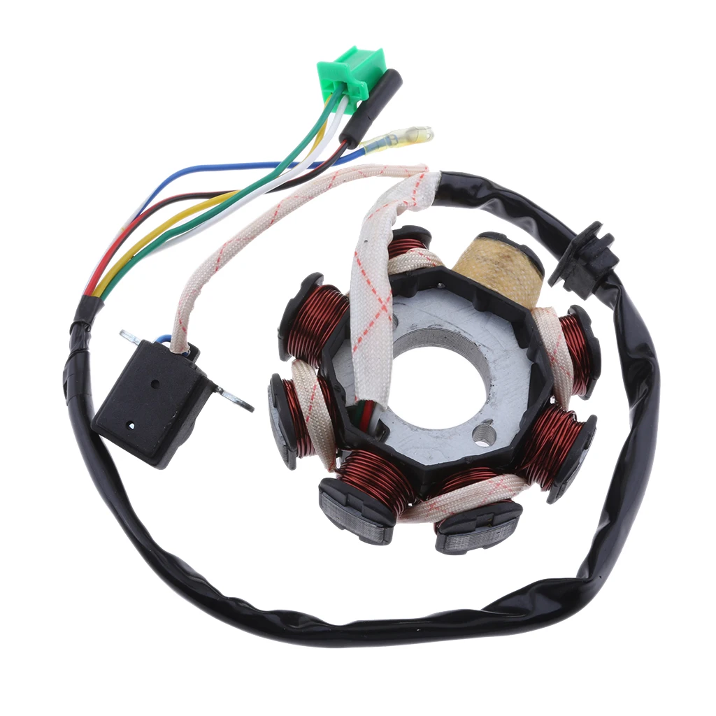 Heavy Duty Magneto Stator Ignition Generator 8 Pole Coil GY6 125 150cc magneto stator generator