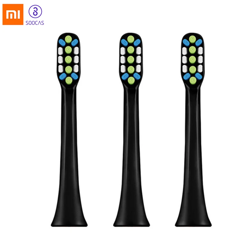 

3pcs Replacement Electric Toothbrush Head For Xiaomi SOOCARE X3 High Quality Bristle Brush Head For SOOCARE X3