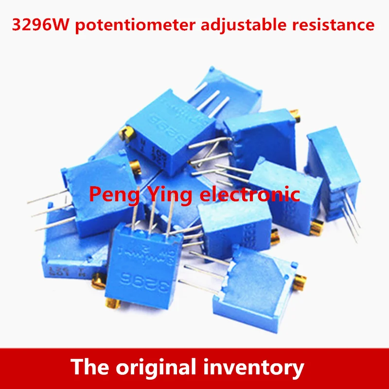 

10PCS 3296 3296W 500 101 201 501 Ohm 102 202 502 103 203 503 104 204 504K 105 ohm103 100R 200R 500RTrimpot trimmer potentiometer