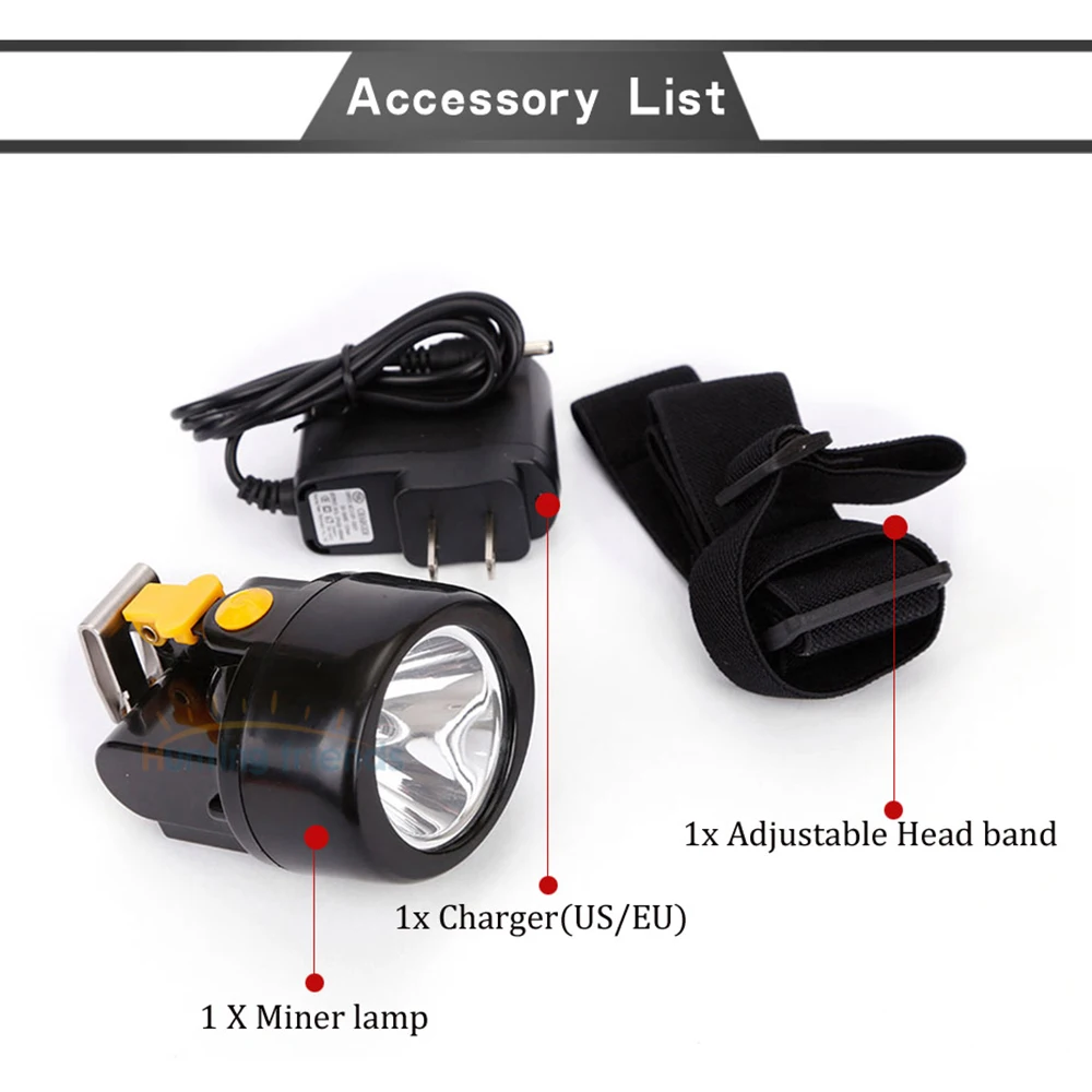 Беспроводной светодиодный светильник KL3.0LM для охоты друзей|mining headlamp|led miner's