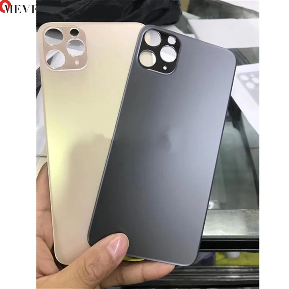 10 шт для задней панели Стекло Батарея Обложка для iPhone 11 Pro MAX Корпус задняя Батарея двери Батарея крышка