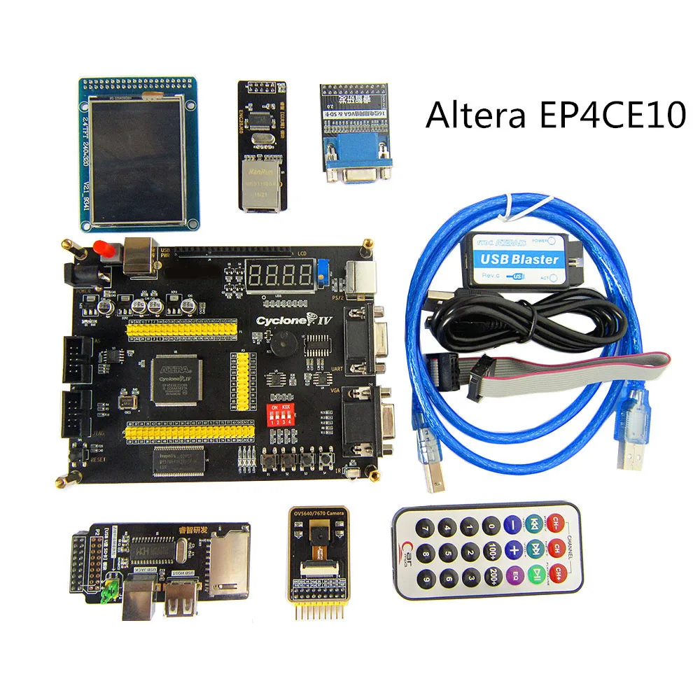 Программатор ALTERA Cyclone IV EP4CE10 FPGA макетная плата Altera EP4CE NIOSII Board и программатор USB