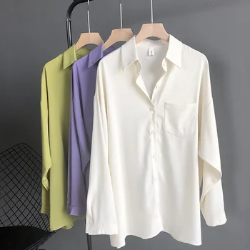 Женская винтажная блузка с длинным рукавом, Элегантная блузка большого размера плюс в стиле ретро, 2019