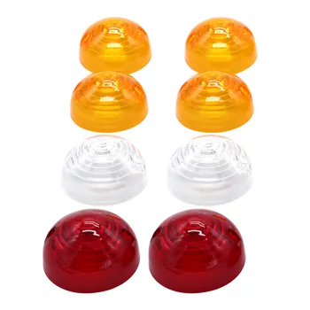 

8 Pcs Tail Light Lens Kit Indicator Side Lamp Replacement for Land Rover Series 3 All Models Defender 1995 front All Models