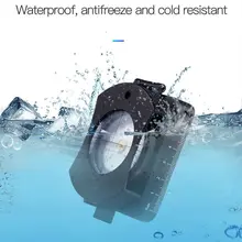 Светодиодный, светящийся, черный компас, флип-инструмент, карта, шкив, измерительный для карты, диапазон азимута, ночное освещение