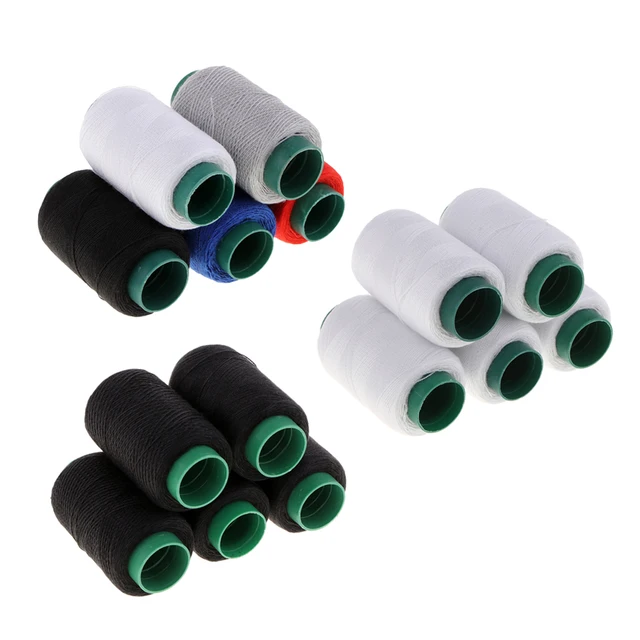 Filo Per Overlock In Poliestere - 5000 M, Bianco, Per Macchine Da Cucire, Spessore 40/2