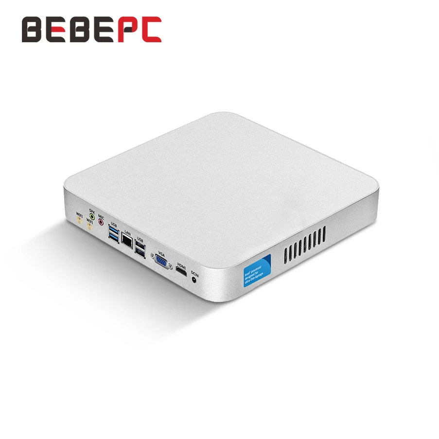 Мини ПК HTPC Intel Core i7 i5 7200U 3317U 4200U Windows 10 USB * 6 мини компьютер охладитель настольный WIFI