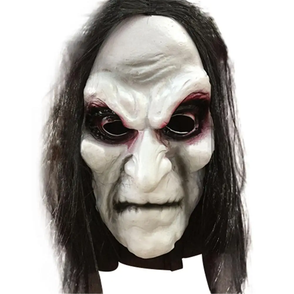 ПВХ 3D маска на Хэллоуин, маска зомби, призрак, фестиваль ужасов, маскарад, без светодиодный, страшные маски, инструменты для Хэллоуина