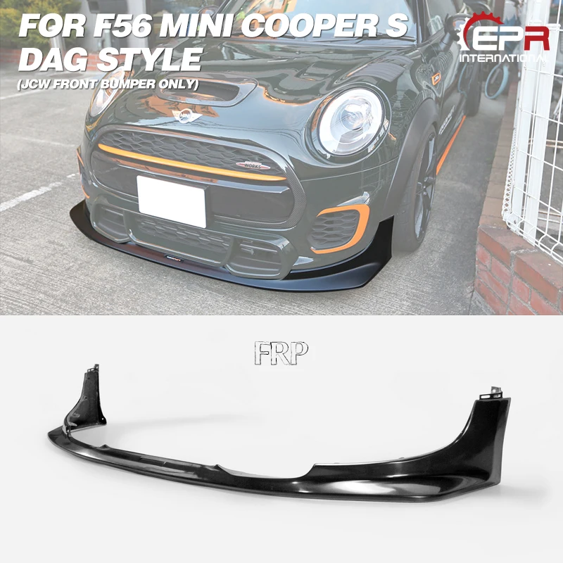 FRP передний бампер для губ отделка F56 Mini Cooper S DAG Style Стекловолоконный (только JCW