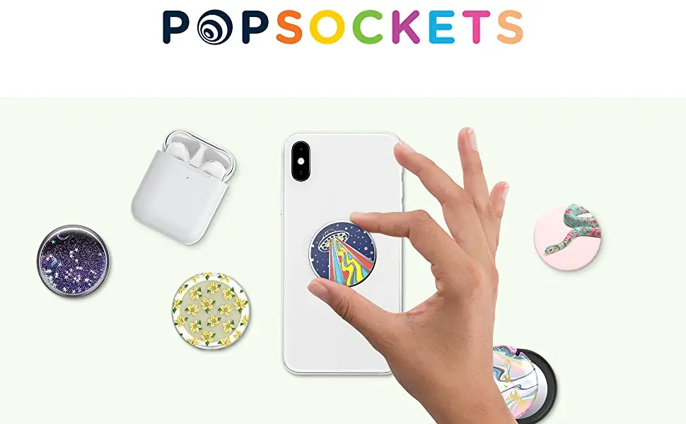 Universal Solid Color Round Airbag Bracket Expanding Stand Grip Mobile Phone Finger Holder For iPhone Huawei Contraction Bracket