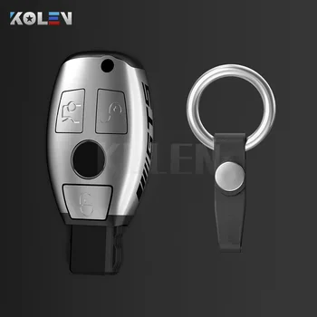 PC Car Remote Key Case Cover Protector Shell Fob per Mercedes Benz A B C S Class W204 W176 W212 GLC CLA GLK SLK CLS accessori - PC Car Remote Key Case Cover Protector Shell Fob per Mercedes Benz A B C