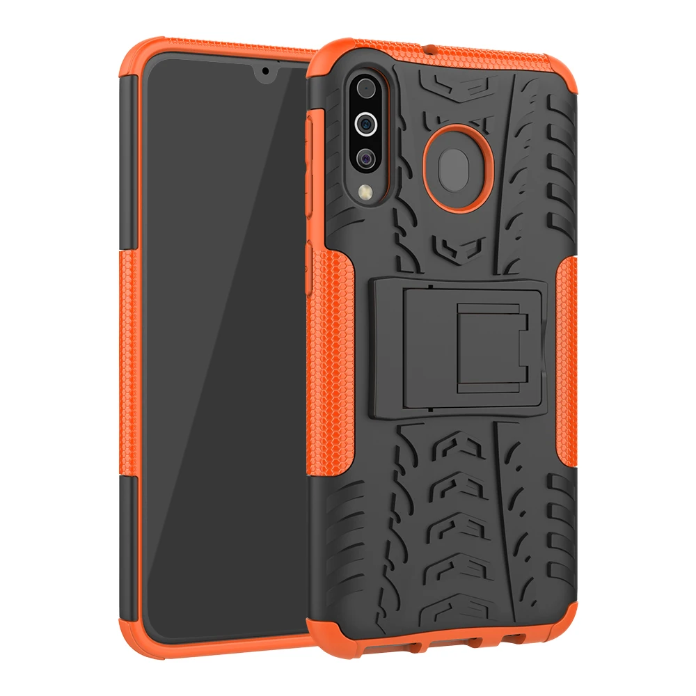 Tigenkey для samsung Galaxy M30 чехол для samsung Galaxy M30 чехол противоударный чехол для samsung Galaxy M30 чехол - Цвет: Оранжевый