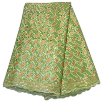 

Luxury Sequins Lace Fabrics French Lace Fabric with Stones High Quality African Tulle Mesh Lace for Wedding Party 01