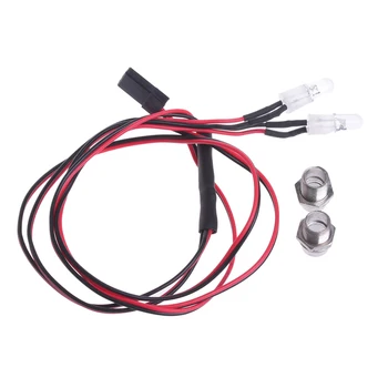 

1Set 2-LED 5MM LED Light Set Super White Headlight For RC Car Truck Tank Crawler HSP