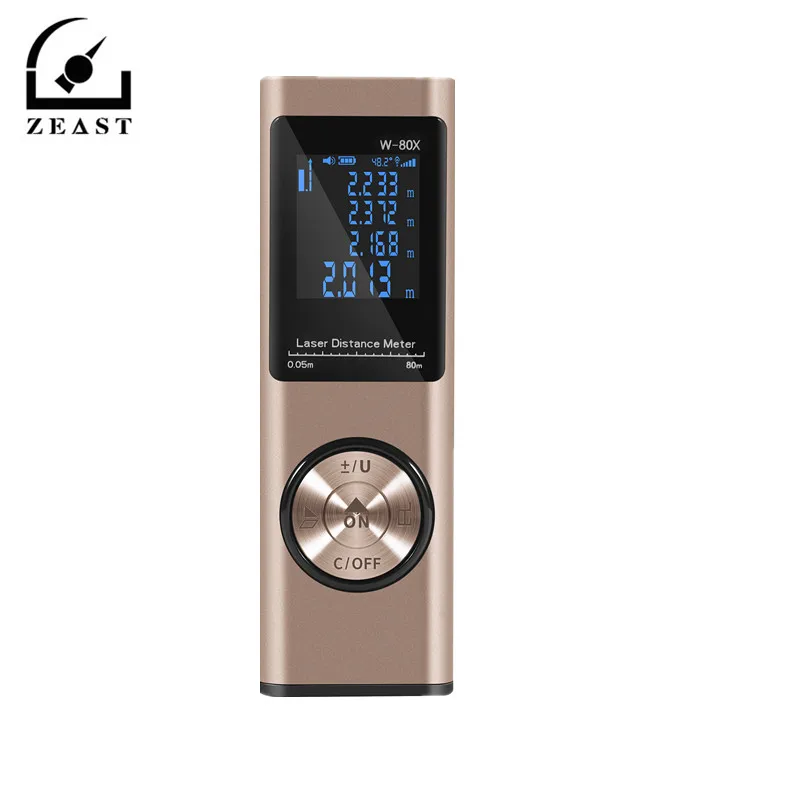 

LS-XS Mini Laser Distance Meter Swith Bult-in Rechargeable Battery Waterproof Dustproof Fallproof Digital Laser Rangefinder