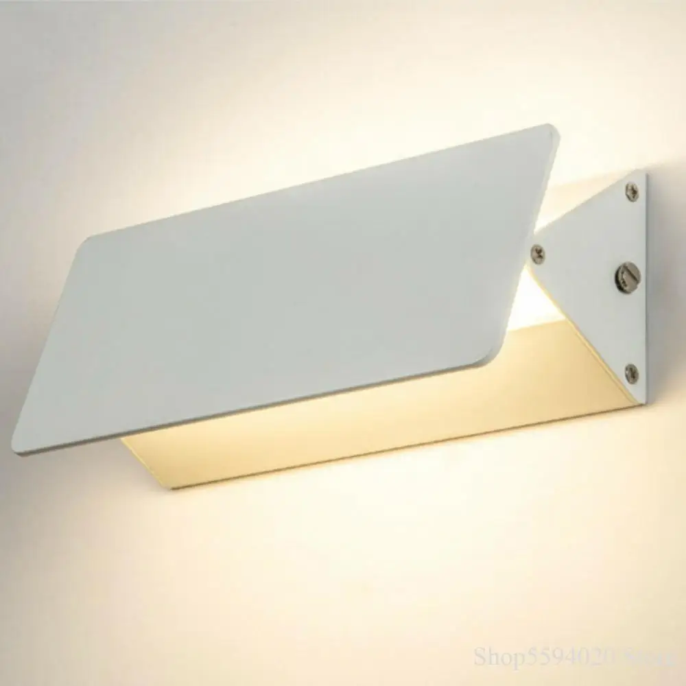 

Simple Creative LED Wall Lamp Rotating Dimming Bedroom Bedside Headlamp Hotel Room Hallway Wall Mirror Headlights Vanity Light