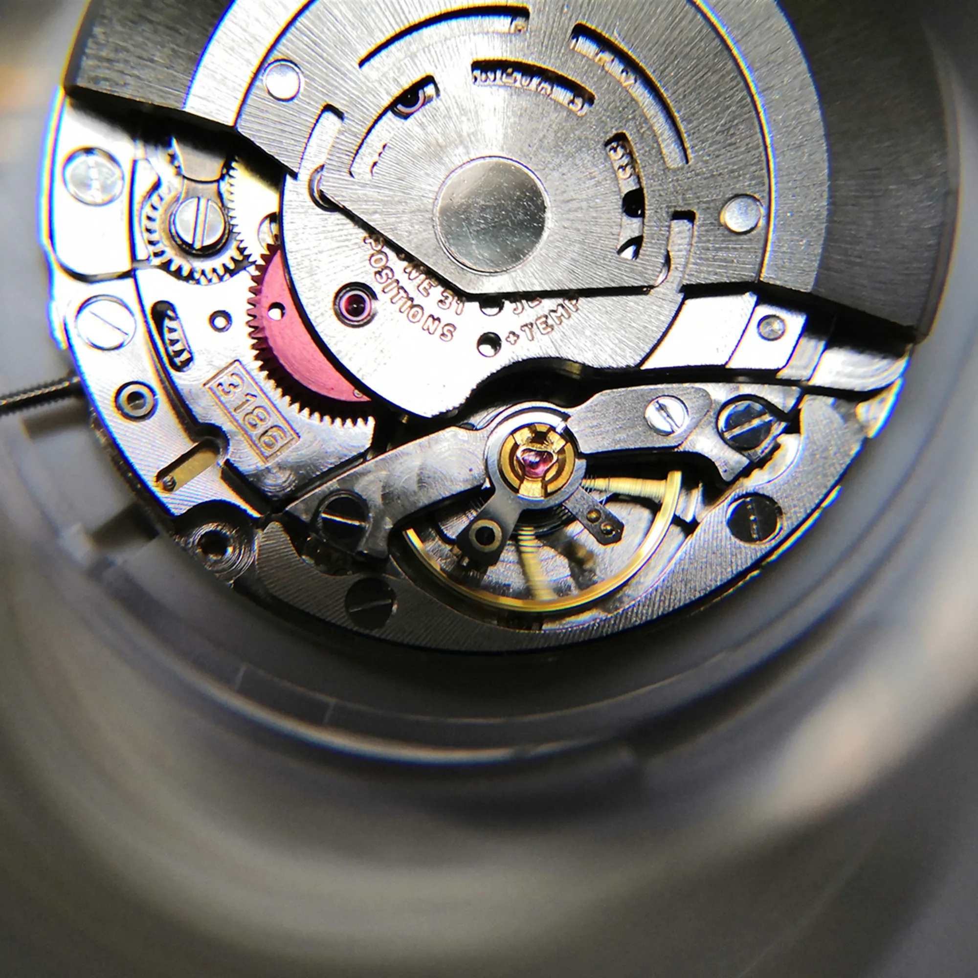 China clone GMT 3186 movement automatic mechanical movement men watch  movement blue balance|Watch Movement| - AliExpress