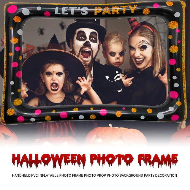 PVC  Inflatable Photo Frame Photo Booth Props Promotional Advertising Selfie Photo Frame Inflatable Toy Photo Frame For Birthday 3