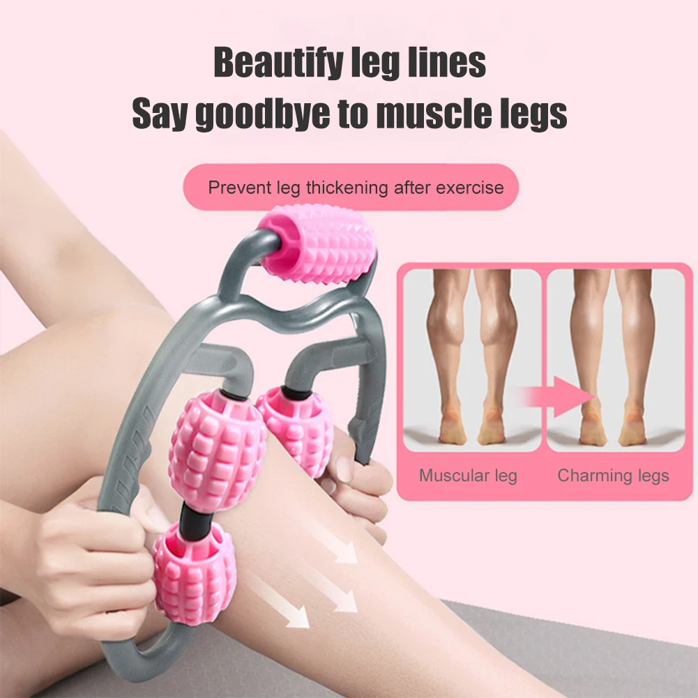 Multifunctional Massage Roller Weight Leg Cellulite Loss Massager Wheel Health Care Bddy Muscle Pain Relief Massage Roller afbeelding