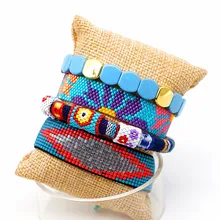 Go2boho, браслет с эмалью, плитка, Миюки, сглаза, браслеты, Pulseras Mujer,, богемные, летние, пляжные, цветочные ювелирные изделия для женщин, ручной работы