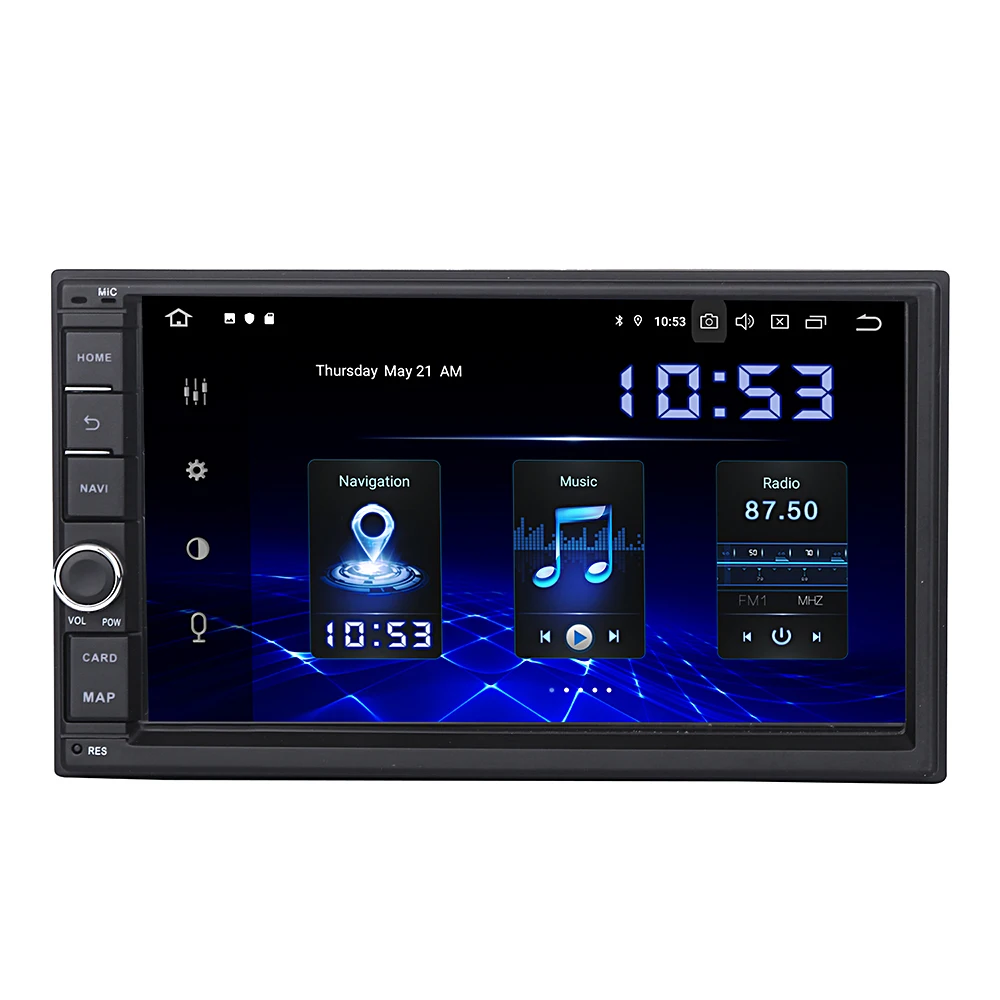 7 &quotHD цифровой емкостный сенсорный экран автомобильное радио универсальное 2 din