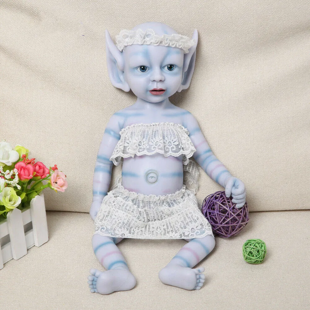 15 Zoll Avatar Fee Silikon Puppe Blau Augen Madchen Saugling Kann Nehmen Schnuller Puppen Fur Madchen Kleinkind Junge Spielzeug Dolls Aliexpress