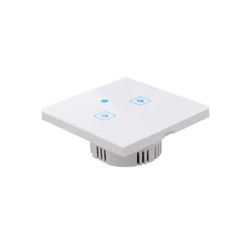 

Smart WiFi Switch Two Buttons Smart Socket EU Plug For Amazon Alexa Google Home App Voice Control Smarthome Wifi Выключатель