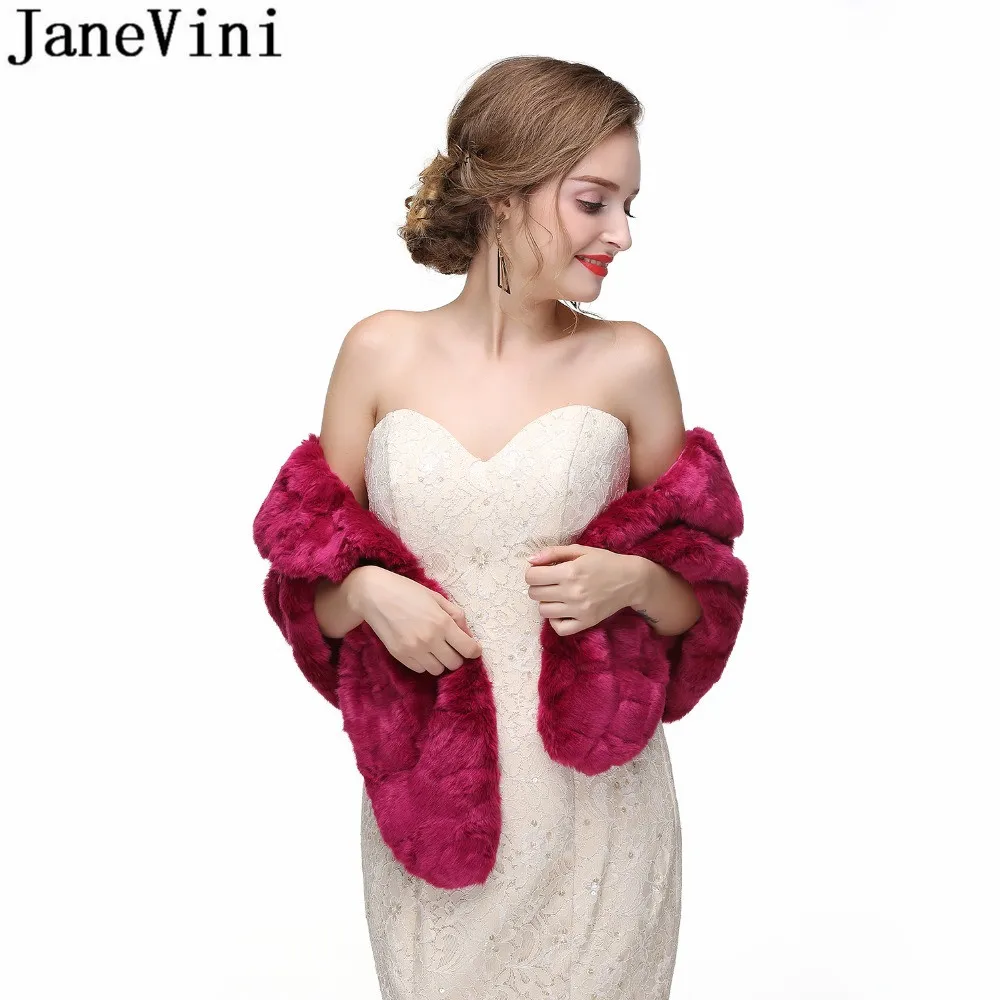 Janevini Fourrure Mariage Mantello In Pelliccia Sintetica Bolero Da Sposa Formale Giacca Da Sposa Donna Bolero Mantello Sposa Avvolge Stole In Pellicc