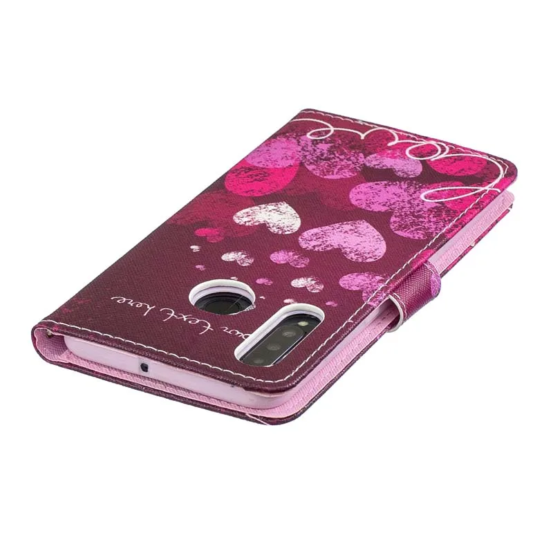 Модный кожаный чехол-книжка с бумажником чехол для Huawei Honor 8S 8A 8C 8X10 P30 Lite 20 Pro Y5 Y6 Y7 Y9 Prime AMN-LX9 KSE-LX9 чехол