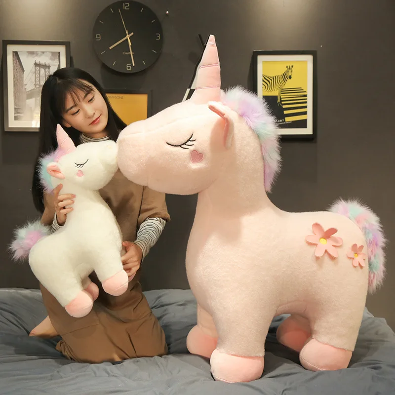 

Cute Unicorn Plush Toys Macarons My Little Doll Online Celebrity Celebrity Style GIRL'S Heart Pillow Send Girl'S Gift