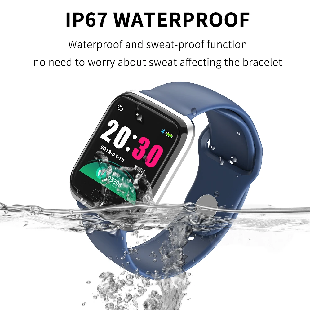 Bluetooth Smartwatch спортивные часы B57 наручные часы для измерения артериального давления для мужчин и женщин водонепроницаемые часы Шагомер умный Браслет
