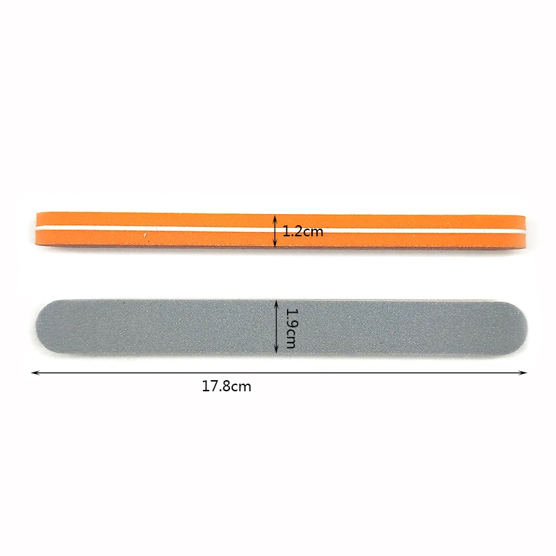 10pcs/lot Nail Art Buffer Sanding Sponge Files 100/180 Grits Double Side Nail Polishing Blocks Nail Art Tips Manicure Pedicure