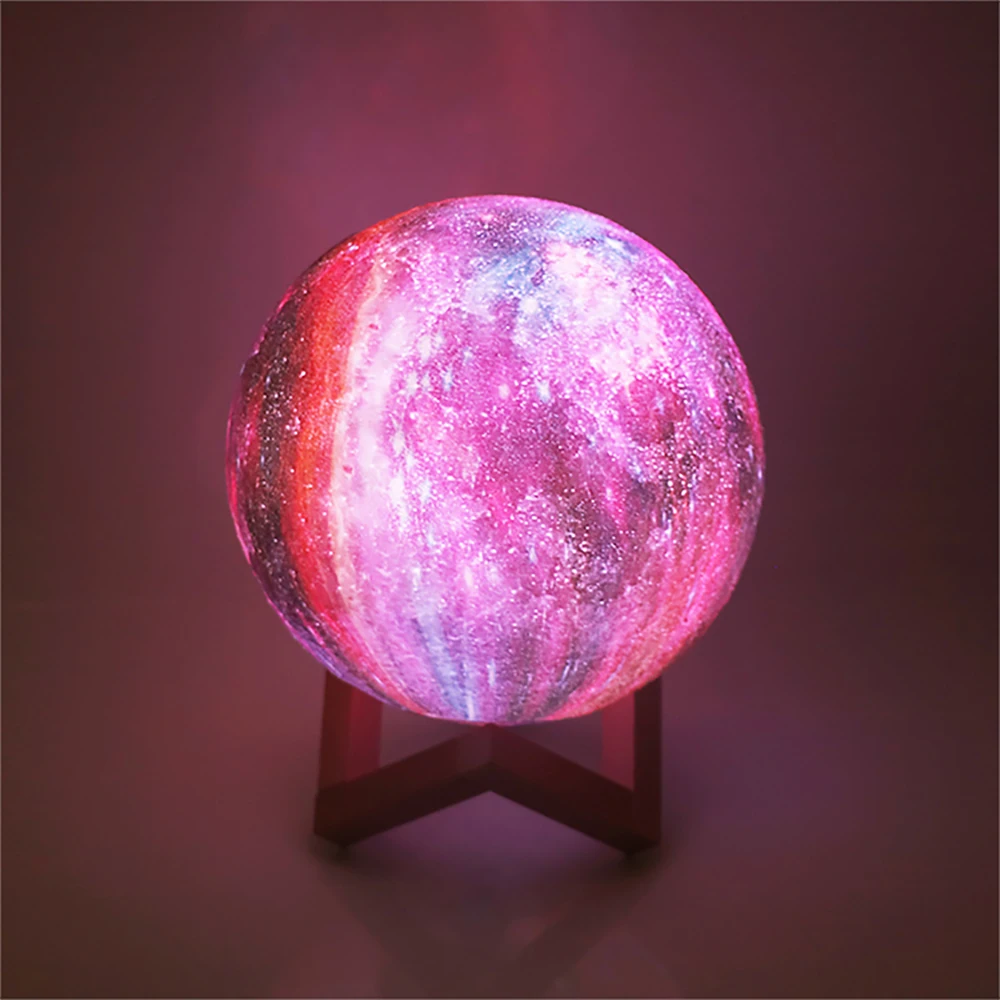 

3D Printing Moon Lamp With Remote Control Colorful Change Led Night Light Home Decor Children Night Lamp