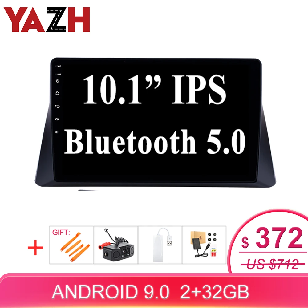 Авторадио Мультимедиа YAZH Android 9 0 для Honda Accord 8 2008 2012 с 10 дюймовым сенсорным экраном