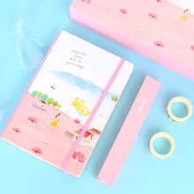 Фортуна канцелярские товары долина отдаленные вы цвет страница план Подарочная коробка ручка книга хипстер подарочный набор ноутбук