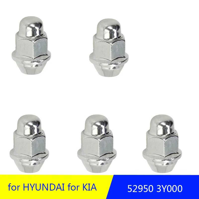 OEM для Kia Forte Sorento Hyundai sonata ix25 (creta) Elantra tucson accent хромированные колёсные гайки 5 шт.